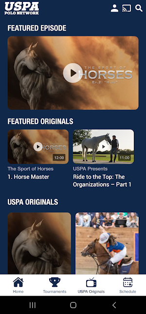 USPA Polo Network Screenshot 2
