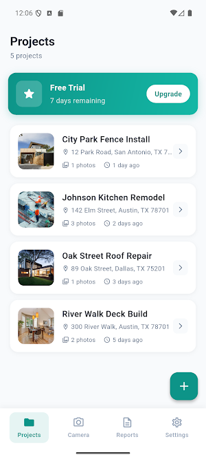 SiteProof: GPS Photo Reports Screenshot 0