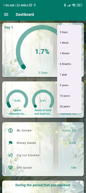 Quit Smoking - Quit Tracker Screenshot 3