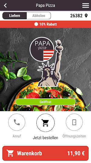 Papa Pizza Wilhelmshaven Screenshot 0