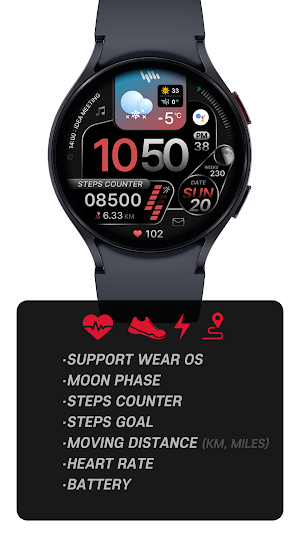 SamWatch Digital Weather 3 Screenshot 1