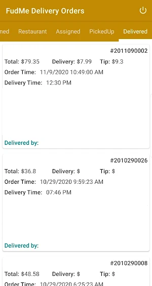 Foodme Dispatch Screenshot 1
