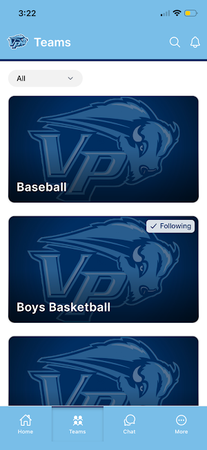 Vista PEAK Bison Athletics Screenshot 1