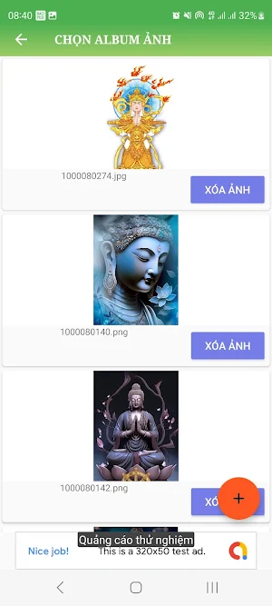 Cài Slide Ảnh Làm Hình Nền ĐT Screenshot 3