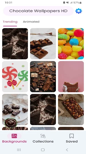 Chocolate Wallpapers HD Screenshot 0