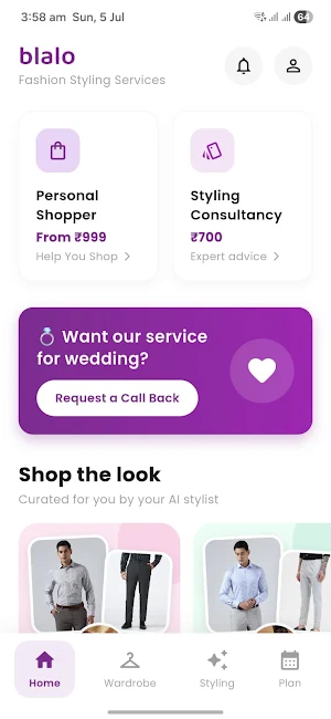 Blalo: AI Wardrobe & Outfit Screenshot 0