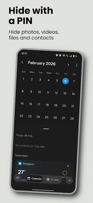 Calendar Vault Screenshot 1