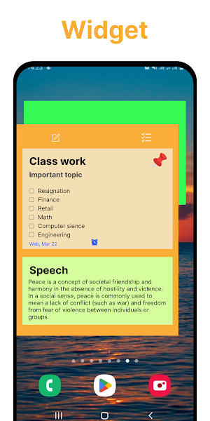 Notes - Notepad, Notebook Screenshot 1