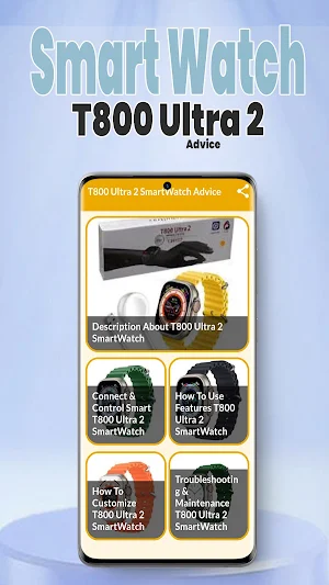 T800 Ultra 2 SmartWatch Advice Screenshot 2