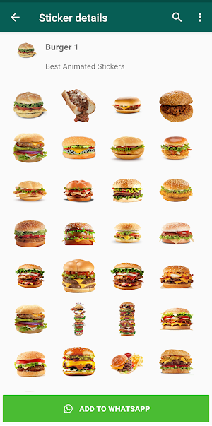 WAStickerApps - Food Stickers for WhatsApp Screenshot 0