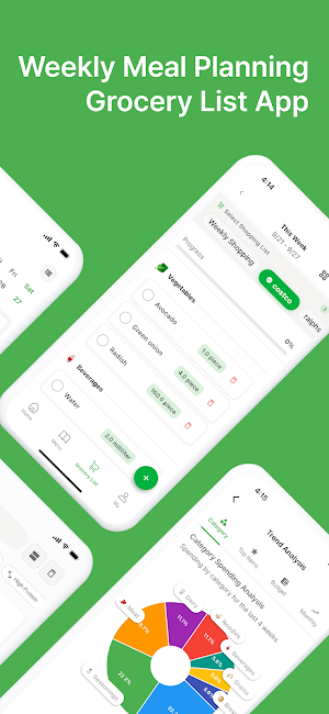 WeaklyEat: Meal Plan & Grocery Screenshot 1