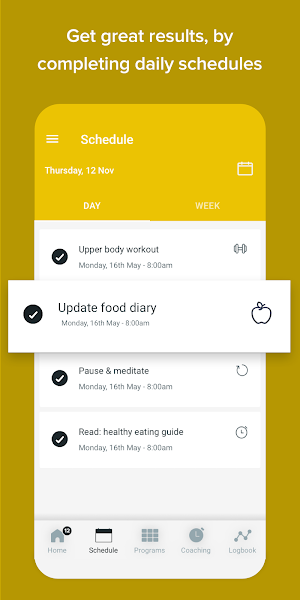 12 Week Behavioral Change Screenshot 2