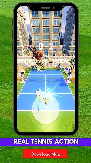 Tennis Superhero Battle Screenshot 0