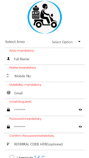 KST Home Delivery Screenshot 1