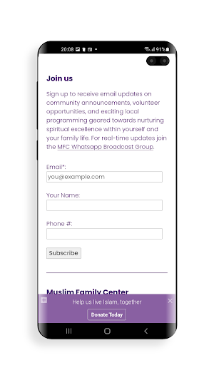 MuslimFamilyCenter Screenshot 2
