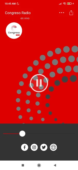 Congreso Radio Screenshot 1