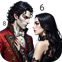 Dark Love Color by Numbers