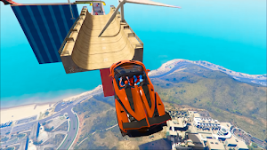 Car Games Superhero Car Stunts Screenshot 1