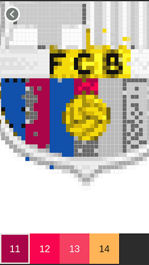 Football Logo Coloring byNumber-Soccer League Logo Screenshot 3