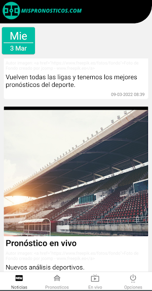 Mis pronosticos Screenshot 3