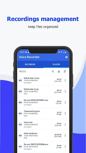 Voice Recorder - Unlimited Record Screenshot 1