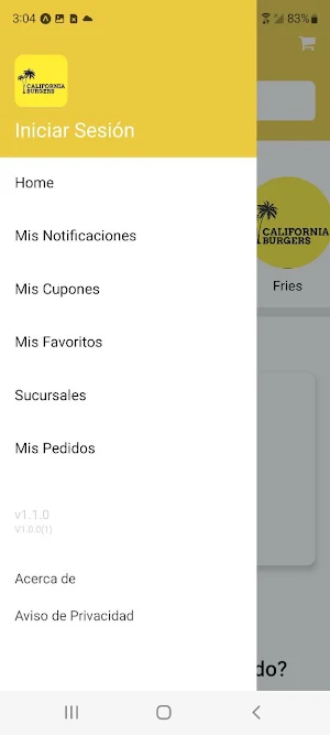California Burgers Screenshot 2