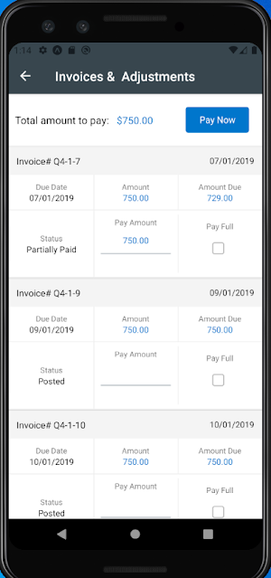 RealPage Commercial Payments Screenshot 2