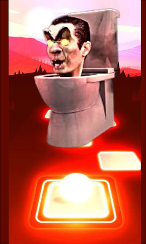 Piano Skibidi Toilet Tiles Hop Screenshot 2