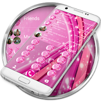 Dialer Sparkling Pink Theme for Drupe or ExDialer