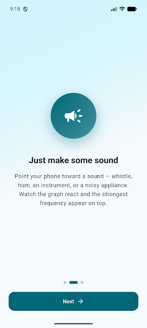 Sound Frequency Analyzer Screenshot 3