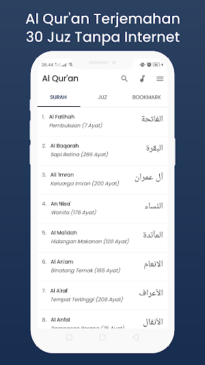 AlQuran 30 Juz Tanpa Internet Offline Screenshot 1