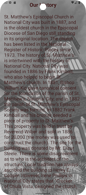 Saint Matthew's National City Screenshot 1