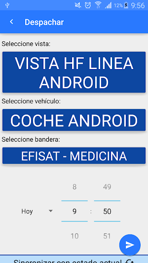 Despacho Horario Fijo Screenshot 2