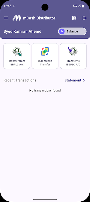 mCash Distributor Screenshot 1