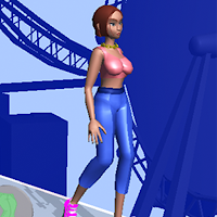 Girl Fashion Walk