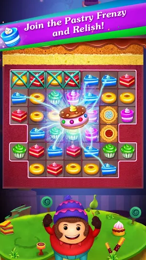 Pastry Mania Match 3 Game Screenshot 2