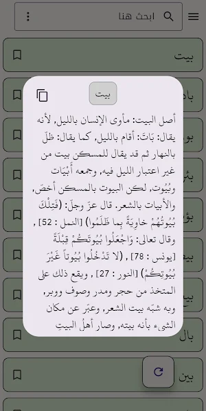 مفردات ألفاظ القرآن Screenshot 1