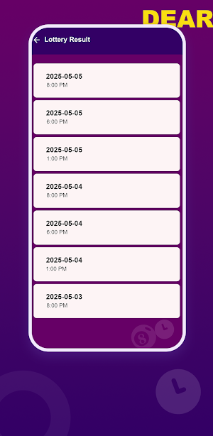 Dear Result Luckyday Screenshot 1