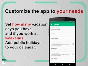 Vacation Calendar - manage your leave Screenshot 2
