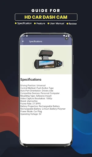 HD Car Dash Cam App Guide Screenshot 2