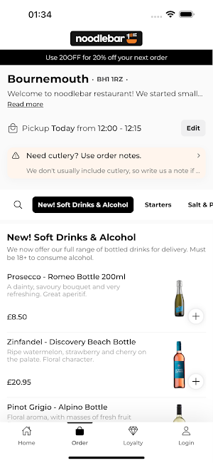 Noodlebar Bournemouth Screenshot 2