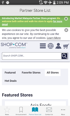 MY.SHOP.COM Merchant app Screenshot 2