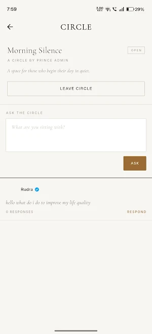 QYRO - Spiritual Networking Screenshot 2