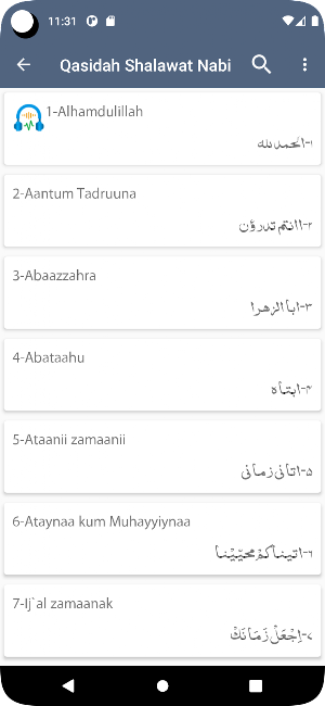Qasidah Hadrah Apps Screenshot 3