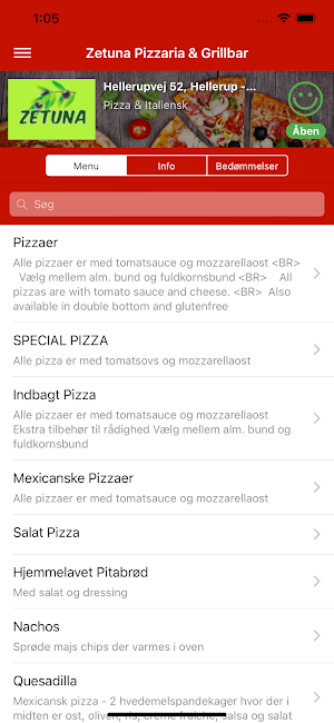 Zetuna Pizzaria & Grillbar Screenshot 0