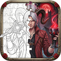 Dark Jigsaw - Color By Number