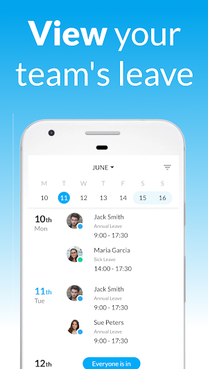 Leave Dates - Leave and Absence Planner Screenshot 2