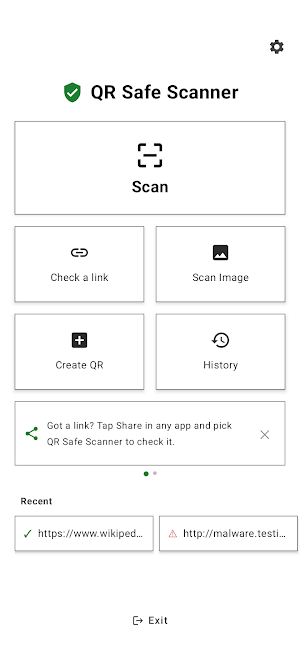 QR Safe Scanner & Link Check Screenshot 0