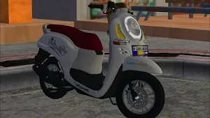 mod bussid motor scoopy Screenshot 1
