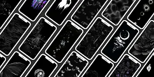 خلفيات سوداء لايف ضلام Screenshot 1